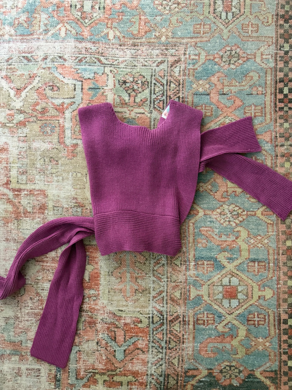 Free People Orchid convertible knit Sweater Top XS